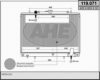 MITSUBISHI MR281023 Radiator, engine cooling